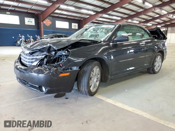 2008 Chrysler Sebring Limited with VIN 1C3LC65M08N637850, listed as a Copart auction lot 61598015 with 74,283 mi miles and Salvage title. Bid and sale history available at DreamBid. Image 1.