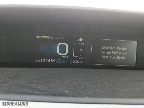 2020 Toyota Prius L Eco with VIN JTDKARFU6L3126421, listed as a Copart auction lot 47776875 with 122,465 mi miles and Salvage Title. Bid and sale history available at carsss.com. Image 9.