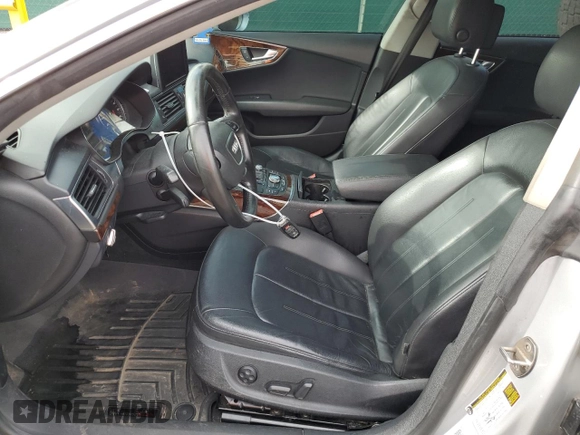 2012 Audi A7 Premium Plus with VIN WAUSGAFC1CN001528, listed as a Copart auction lot 59407645 with 133,809 mi miles and Clean title. Bid and sale history available at DreamBid. Image 7.