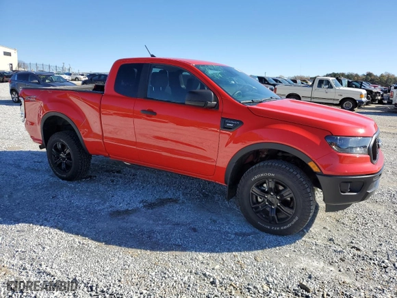 2022 Ford Ranger XL with VIN 1FTER1EH8NLD41152, listed as a Copart auction lot 81456204 with 56,857 mi miles and Salvage Title. Bid and sale history available at carsss.com. Image 4.