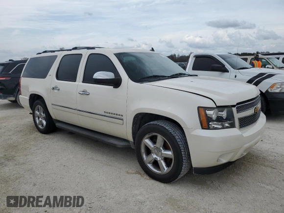 2013 Chevrolet Suburban LTZ with VIN 1GNSCKE05DR167323, listed as a Copart auction lot 78054084 with 0 mi miles and Salvage Title. Bid and sale history available at carsss.com. Image 4.