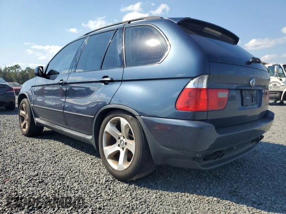 2006 BMW X5 4.4i with VIN 5UXFB53586LV27489, listed as a Copart auction lot 76172024 with 0 mi miles and Salvage Title. Bid and sale history available at carsss.com. Image 2.