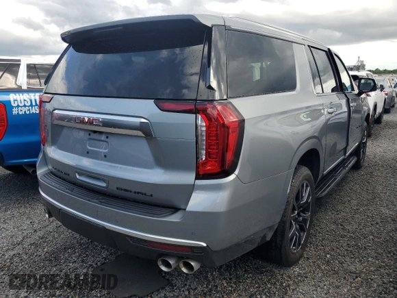2024 GMC Yukon XL Denali with VIN 1GKS2JKL8RR281509, listed as a Copart auction lot 74117574 with 0 mi miles and Non Repairable. Bid and sale history available at carsss.com. Image 3.