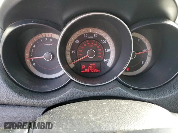 2011 Kia Forte EX with VIN KNAFU4A21B5425946, listed as a Copart auction lot 42389055 with 237,035 mi miles and Non Repairable. Bid and sale history available at carsss.com. Image 9.