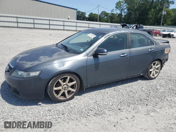 2004 Acura TSX w/Navigation with VIN JH4CL95984C027014, listed as a Copart auction lot 61915155 with 215,007 mi miles and Salvage title. Bid and sale history available at DreamBid. Image 1.