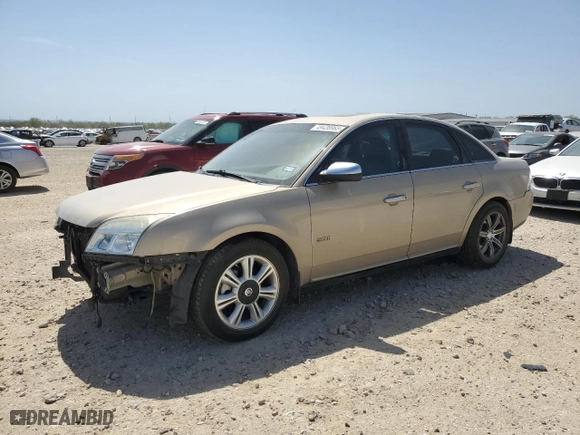 2008 Mercury Sable Premier with VIN 1MEHM42WX8G611803, listed as a Copart auction lot 49438965 with 114,879 mi miles and Salvage Title. Bid and sale history available at carsss.com. Image 1.