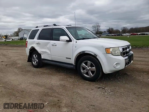 2008 Ford Escape Limited with VIN 1FMCU941X8KD22990, listed as a Copart auction lot 53349665 with 199,917 mi miles and Salvage Title. Bid and sale history available at carsss.com. Image 12.