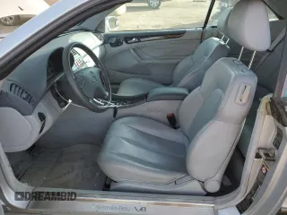 2001 Mercedes-Benz CLK 320/430 with VIN WDBLK70G41T057037, listed as a Copart auction lot 81661884 with 63,580 mi miles and Salvage Title. Bid and sale history available at DreamBid. Image 7.