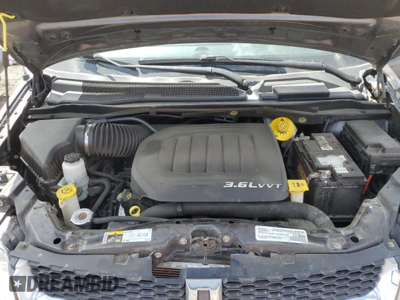 2017 Dodge Grand Caravan SE Plus with VIN 2C4RDGBG2HR728547, listed as a Copart auction lot 49458325 with 95,189 mi miles and Salvage Title. Bid and sale history available at DreamBid. Image 12.