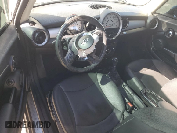 2013 MINI Cooper Hardtop with VIN WMWSU3C50DT681283, listed as a Copart auction lot 43197215 with 96,349 mi miles and Salvage Title. Bid and sale history available at carsss.com. Image 8.