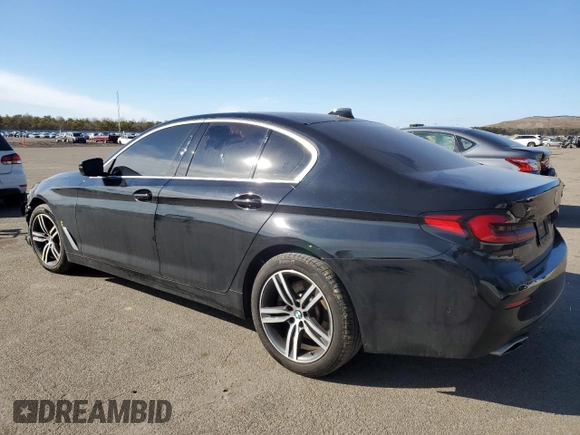 2022 BMW 5 Series 530i xDrive with VIN WBA13BJ06NCL06788, listed as a Copart auction lot 46544835 with 37,828 mi miles and Salvage Title. Bid and sale history available at carsss.com. Image 2.