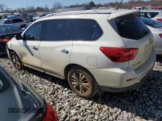 2018 Nissan Pathfinder S with VIN 5N1DR2MN1JC630582, listed as a Copart auction lot 44071455 with 126,719 mi miles and Salvage Title. Bid and sale history available at carsss.com. Image 2.