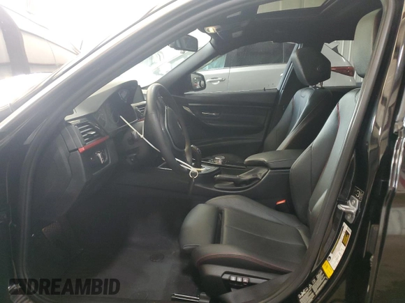2015 BMW 3 Series 335i xDrive with VIN WBA3B9G53FNR93872, listed as a Copart auction lot 60105305 with 45,776 mi miles and Salvage title. Bid and sale history available at DreamBid. Image 7.