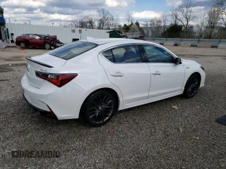 2022 Acura ILX w/Premium/A-Spec Package with VIN 19UDE2F80NA006332, listed as a Copart auction lot 50320165 with 24,053 mi miles and Salvage Title. Bid and sale history available at carsss.com. Image 3.