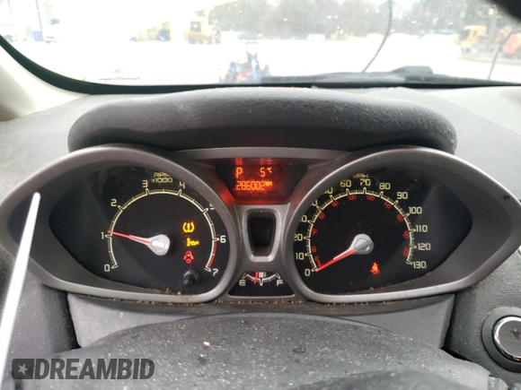 2011 Ford Fiesta SES with VIN 3FADP4FJ3BM108378, listed as a Copart auction lot 44410835 with 286,002 mi miles and Salvage Title. Bid and sale history available at DreamBid. Image 9.