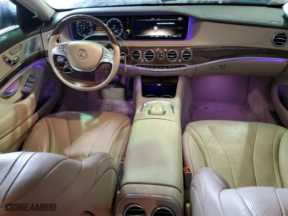 2014 Mercedes-Benz S-Class S 550 with VIN WDDUG8FB4EA043252, listed as a Copart auction lot 89044575 with 90,281 mi miles and Clean Title. Bid and sale history available at carsss.com. Image 8.