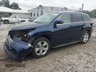 2015 Toyota Highlander Limited with VIN 5TDDKRFH5FS124168, listed as a Copart auction lot 56719145 with 83,451 mi miles and Salvage title. Bid and sale history available at DreamBid. Image 1.