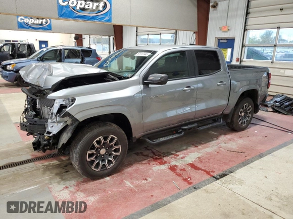2024 Chevrolet Colorado 4WD LT z VIN 1GCPTCEK6R1163535, wystawiony jako Copart lot #57912345 z przebiegiem 3 718 mil mil oraz Szkoda całkowita • Salvage title. Historia ofert i sprzedaży dostępna na DreamBid. Obrazek 1.