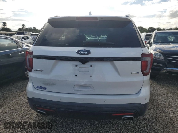 2016 Ford Explorer Sport with VIN 1FM5K8GT8GGA01893, listed as a Copart auction lot 48665205 with Not Provided miles and Non Repairable. Bid and sale history available at DreamBid. Image 6.
