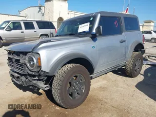 2024 Ford Bronco Black Diamond with VIN 1FMDE1AH6RLA22976, listed as a IAAI auction lot 41203210 with 13,307 mi miles. Bid and sale history available at carsss.com. Image 19.