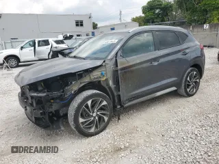 2021 Hyundai Tucson Ultimate with VIN KM8J33AL6MU318821, listed as a Copart auction lot 49673825 with 36,110 mi miles and Salvage title. Bid and sale history available at DreamBid. Image 1.