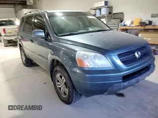 2005 Honda Pilot EX with VIN 5FNYF18425B059025, listed as a Copart auction lot 50590455 with 246,159 mi miles and Salvage Title. Bid and sale history available at DreamBid. Image 12.