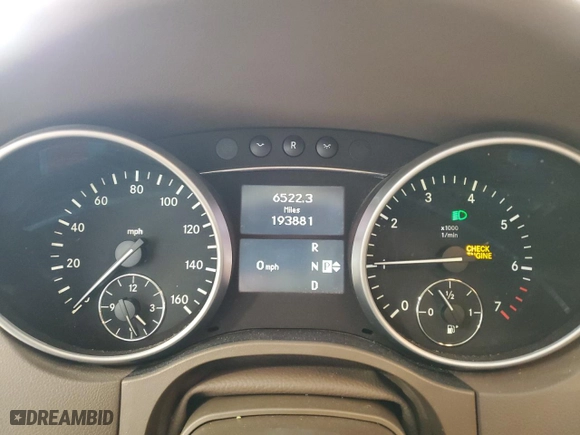 2011 Mercedes-Benz M-Class ML 350 with VIN 4JGBB8GB2BA739291, listed as a Copart auction lot 52032575 with 193,881 mi miles and Clean Title. Bid and sale history available at carsss.com. Image 9.