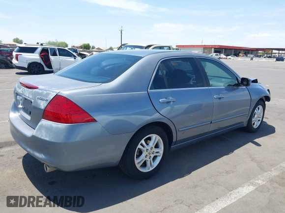 2007 Honda Accord LX SE with VIN 1HGCM56397A006398, listed as a IAAI auction lot 42648904 with 79,506 mi miles and . Bid and sale history available at DreamBid. Image 4.