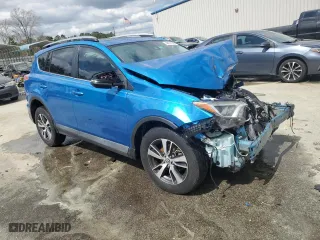 2017 Toyota RAV4 XLE with VIN 2T3WFREV3HW404645, listed as a Copart auction lot 48933125 with 0 mi miles and Salvage Title. Bid and sale history available at carsss.com. Image 4.