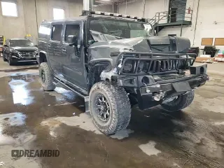 2006 Hummer H2 with VIN 5GRGN23U86H113357, listed as a Copart auction lot 75432754 with 170,799 mi miles and Salvage Title. Bid and sale history available at carsss.com. Image 12.