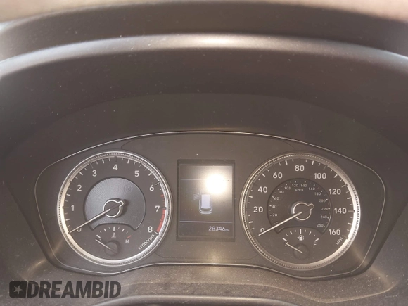 2020 Hyundai Santa Fe SE with VIN 5NMS23AD2LH220153, listed as a IAAI auction lot 42344499 with 28,346 mi miles and . Bid and sale history available at DreamBid. Image 7.