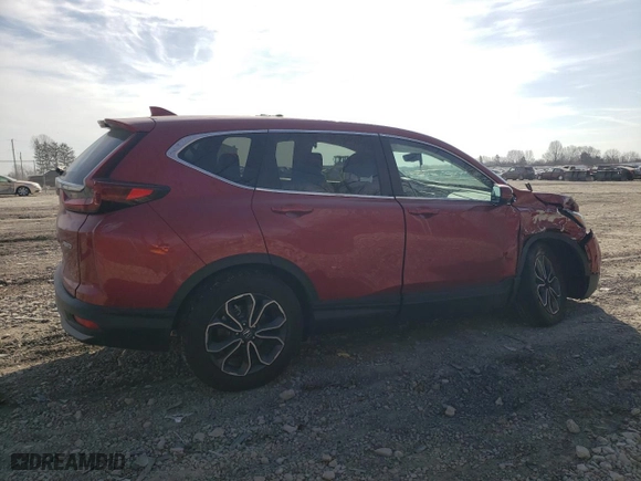 2021 Honda CR-V EX-L with VIN 2HKRW2H87MH673386, listed as a Copart auction lot 49262535 with 11,255 mi miles and Salvage Title. Bid and sale history available at carsss.com. Image 3.