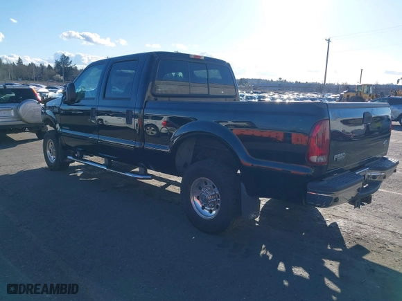 2002 Ford Super Duty F-250 XL with VIN 1FTNW21F22EB74368, listed as a IAAI auction lot 41636544 with 164,604 mi miles. Bid and sale history available at carsss.com. Image 3.