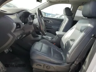 2019 Chevrolet Traverse Premier with VIN 1GNERKKW3KJ147054, listed as a Copart auction lot 59191225 with 112,436 mi miles and Salvage title. Bid and sale history available at DreamBid. Image 7.