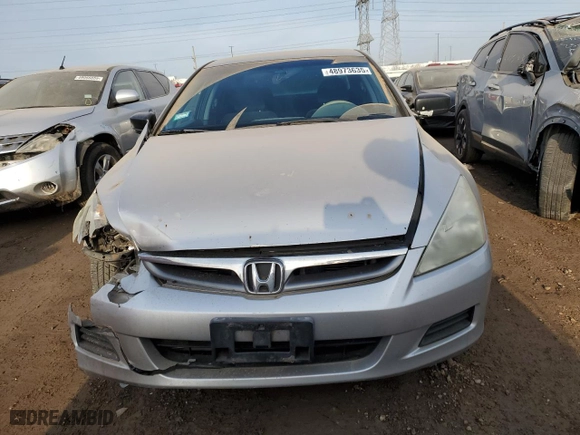 2007 Honda Accord Sdn VP with VIN 1HGCM56127A214895, listed as a Copart auction lot 48973635 with 285,762 mi miles and Salvage Title. Bid and sale history available at carsss.com. Image 5.