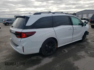 2025 Honda Odyssey Sport-L with VIN 5FNRL6H72SB012934, listed as a Copart auction lot 85912494 with Not Provided miles and Salvage Title. Bid and sale history available at carsss.com. Image 3.