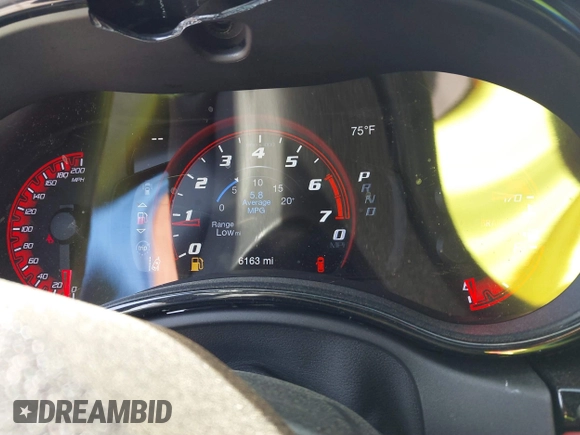 2023 Dodge Durango SRT Hellcat Premium with VIN 1C4SDJH95PC695459, listed as a IAAI auction lot 41856168 with 6,163 mi miles and . Bid and sale history available at DreamBid. Image 7.