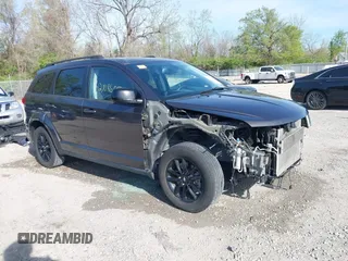 2019 Dodge Journey SE with VIN 3C4PDCBB7KT852418, listed as a IAAI auction lot 42108605 with 94,172 mi miles and . Bid and sale history available at DreamBid. Image 1.