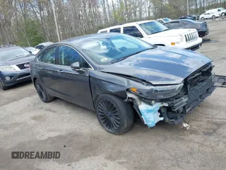 2015 Ford Fusion Titanium with VIN 3FA6P0K96FR283763, listed as a IAAI auction lot 42046868 with 104,542 mi miles. Bid and sale history available at carsss.com. Image 1.