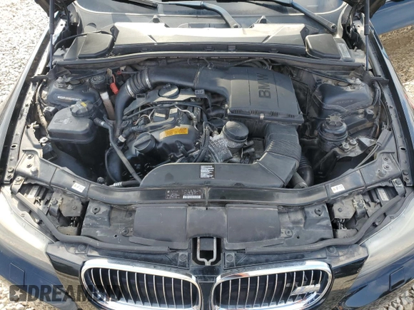 2011 BMW 3 Series 335i xDrive with VIN WBAPL5C58BA920866, listed as a Copart auction lot 52519045 with 111,106 mi miles and Salvage title. Bid and sale history available at DreamBid. Image 11.