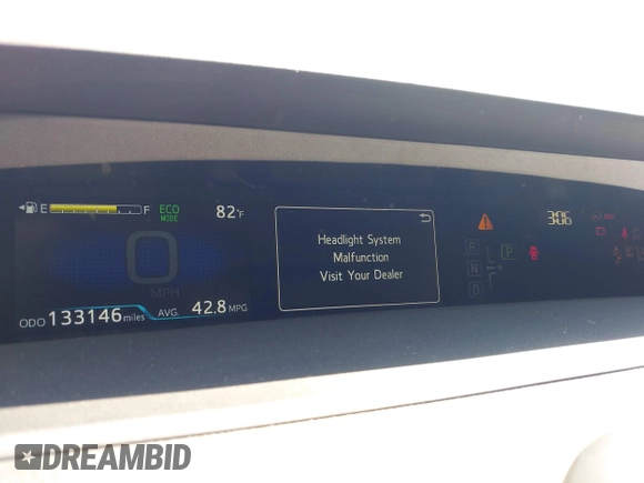 2021 Toyota Prius LE с VIN JTDKAMFPXM3190833, выставлен на аукционе IAAI как лот 42443864 с пробегом 133 146 миль миль и . История ставок и продаж доступна на DreamBid. Изображение 7.