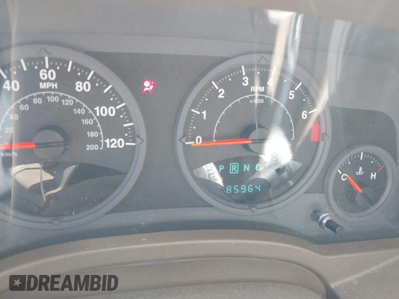 2008 Jeep Compass Sport with VIN 1J8FT47088D714924, listed as a IAAI auction lot 39488653 with 85,964 mi miles. Bid and sale history available at carsss.com. Image 7.