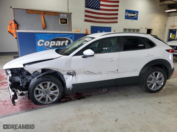 2023 Mazda CX-30 2.5 S Select Package with VIN 3MVDMBBM1PM532140, listed as a Copart auction lot 65609804 with 38,085 mi miles and Salvage Title. Bid and sale history available at carsss.com. Image 1.