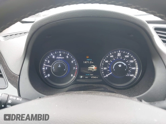 2014 Hyundai Azera Limited with VIN KMHFH4JG1EA424547, listed as a IAAI auction lot 42352357 with 47,242 mi miles and . Bid and sale history available at DreamBid. Image 7.