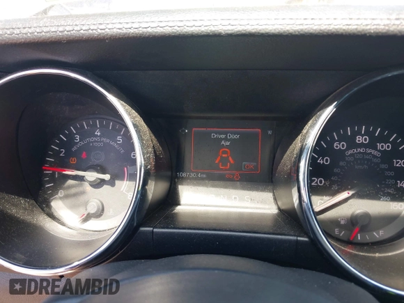 2015 Ford Mustang V6 with VIN 1FA6P8AM8F5329519, listed as a IAAI auction lot 42226971 with 108,730 mi miles and . Bid and sale history available at DreamBid. Image 7.