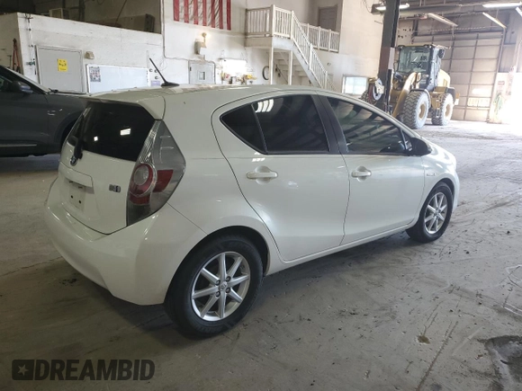 2012 Toyota Prius One with VIN JTDKDTB36C1523964, listed as a Copart auction lot 53661765 with 167,437 mi miles and Clean Title. Bid and sale history available at carsss.com. Image 3.