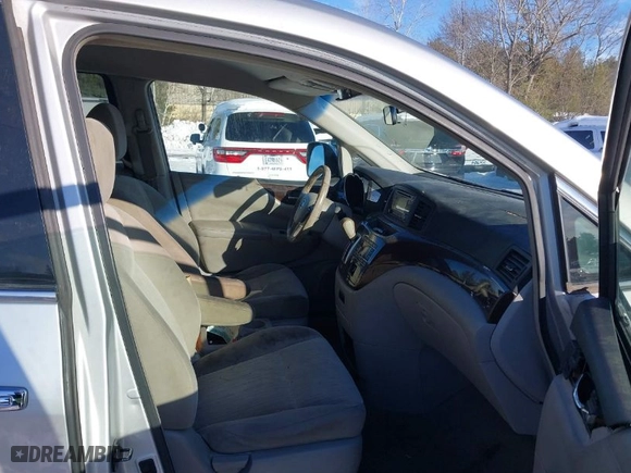 2011 Nissan Quest SL with VIN JN8AE2KP3B9006728, listed as a IAAI auction lot 41631623 with 190,067 mi miles. Bid and sale history available at carsss.com. Image 5.