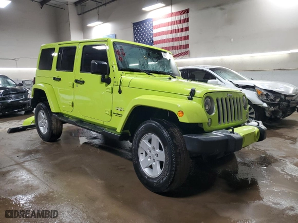 2016 Jeep Wrangler Unlimited 75th Anniversary with VIN 1C4BJWEG4GL290038, listed as a Copart auction lot 49796915 with 102,743 mi miles and Salvage Title. Bid and sale history available at carsss.com. Image 4.