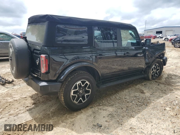 2023 Ford Bronco z VIN 1FMDE5BH0PLB30495, wystawiony jako Copart lot #51380065 z przebiegiem 18 156 mil mil oraz Szkoda całkowita • Salvage title. Historia ofert i sprzedaży dostępna na DreamBid. Obrazek 3.