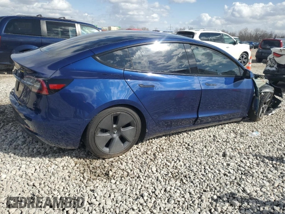 2023 Tesla Model 3 with VIN 5YJ3E1EA7PF434062, listed as a Copart auction lot 47877835 with Not provided miles and Clean title. Bid and sale history available at DreamBid. Image 3.